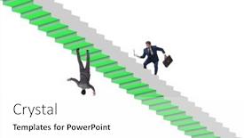  Presentation with career - PPT layouts enhanced with second-career-concept-with-two background and a white colored foreground