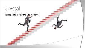  Presentation with career - Presentation theme having second-career-concept-with-two background and a white colored foreground