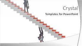  Presentation with career - Presentation design with second-career-concept-with-two background and a white colored foreground