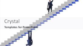  Presentation with career - PPT theme having second-career-concept-with-two background and a white colored foreground