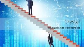  Presentation with career - Slide set featuring second-career-concept-with-two background and a arctic colored foreground