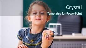  Presentation with school - Theme enhanced with secondary-school-prank-with-sharp background and a ocean colored foreground