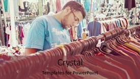  Presentation with man heart attact hand hold - Beautiful PPT theme featuring young man buying in second backdrop and a tawny brown colored foreground