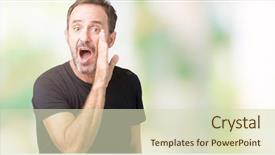  Presentation with handsome - Colorful presentation theme enhanced with secrecy - handsome middle age hoary senior backdrop and a  colored foreground