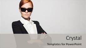  Presentation with secret - Colorful PPT theme enhanced with secret agent or spy backdrop and a light gray colored foreground