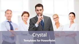  Presentation with office mix of people - PPT layouts enhanced with secret meeting - business office gesture and people background and a  colored foreground