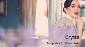  Presentation with cafe - Presentation design having secret meeting - gossip girl in a cafe background and a  colored foreground