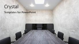  Presentation with secret - Cool new slides with secret meeting room interior background backdrop and a  colored foreground