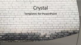  Presentation with brick wall texture - Theme with man with bloody tear background and a wine colored foreground