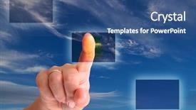  Presentation with fingerprint - PPT layouts enhanced with  background and a  colored foreground