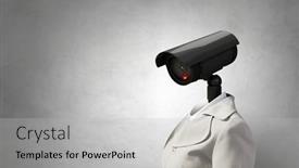  Presentation with privacy - Cool new theme with secure-your-privacy backdrop and a light gray colored foreground