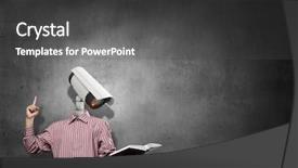  Presentation with privacy - Audience pleasing PPT layouts consisting of secure your privacy backdrop and a dark gray colored foreground