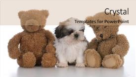  Presentation with gummy bear gummy bears - PPT layouts having securely between two teddy bears background and a coral colored foreground