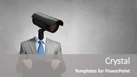  Presentation with privacy - Audience pleasing PPT layouts consisting of security - secure your privacy backdrop and a gray colored foreground