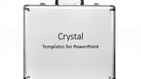  Presentation with case - Amazing slides having security aluminum case for money backdrop and a light gray colored foreground