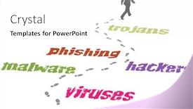  Presentation with path - Beautiful presentation theme featuring security-business-man-walking backdrop and a white colored foreground