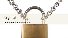  Presentation with padlock - 