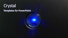  Presentation with blue - PPT theme having security dashboard - blue glowing status indicator warning background and a wine colored foreground