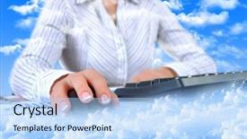  Presentation with workplace - Audience pleasing slides consisting of security document - workplace businessman charts securities charts backdrop and a  colored foreground