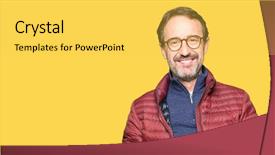  Presentation with more stone cross all things work together - Beautiful presentation theme featuring security intelligence - middle age handsome man wearing backdrop and a  colored foreground