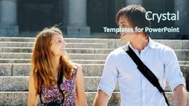  Presentation with sharing love - Audience pleasing PPT layouts consisting of security memorial - joyous couple in love sharing backdrop and a  colored foreground