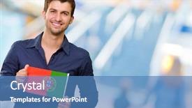  Presentation with srilanka flag - Beautiful presentation theme featuring security memorial - young man holding portuguese flag backdrop and a teal colored foreground