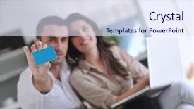  Presentation with computer room - Beautiful PPT theme featuring security money - joyful couple relax and work backdrop and a sky blue colored foreground