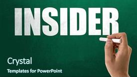  Presentation with security - Presentation theme having security officers - insider background and a forest green colored foreground