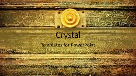  Presentation with old wooden door antique - Cool new presentation theme with security village - old-fashioned wooden door grunge textures backdrop and a  colored foreground