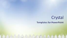  Presentation with oktoberfest bavarian white and blue - Slides enhanced with security village - old white fence background and a  colored foreground