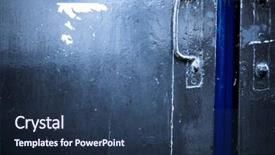  Presentation with wooden - Theme with security village - wooden door grunge textures background and a  colored foreground