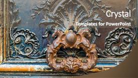  Presentation with oak door texture and - Slides featuring security village - wooden door grunge textures background and a  colored foreground