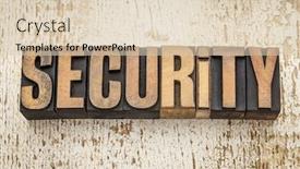  Presentation with barn wood - Amazing PPT layouts having security-word-in-vintage-letterpress backdrop and a  colored foreground