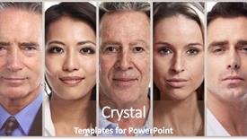  Presentation with calm - Slide set featuring sedation - calm people faces background and a coral colored foreground