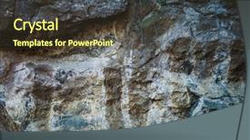  Presentation with cliff - Theme having sedimentary rocks - natural rock cliff texture background background and a tawny brown colored foreground