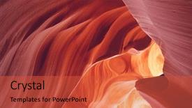  Presentation with arizona - Presentation design having sedimentary rocks - usa arizona antelope canyon rock background and a red colored foreground