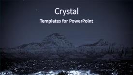  Presentation with desert night sky - Colorful presentation enhanced with sedona by night backdrop and a tawny brown colored foreground