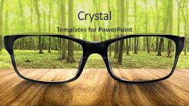  Presentation with clear - Colorful PPT theme enhanced with black and white photo of sleeping golden retriever backdrop and a gray colored foreground