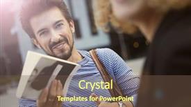  Presentation with good - Presentation theme having see later - suggesting a good book background and a  colored foreground