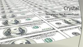  Presentation with investment money - Presentation design having see more in my portfolio background and a light gray colored foreground