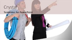  Presentation with can see clearly - Audience pleasing slide deck consisting of see-you-need-to-wire backdrop and a soft green colored foreground