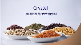  Presentation with beans legumes - PPT theme enhanced with seed black soybean - different legumes - lentils beans background and a sky blue colored foreground