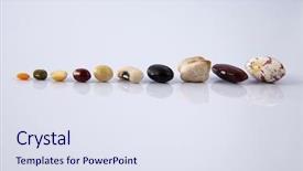  Presentation with beans legumes - Cool new PPT theme with seed black soybean - different legumes - lentils beans backdrop and a sky blue colored foreground