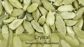  Presentation with cardamom - PPT theme consisting of  background and a  colored foreground