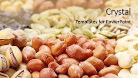  Presentation with nuts - Beautiful slide deck featuring seeds and nuts with collection backdrop and a lemonade colored foreground