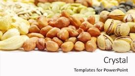  Presentation with dry fruits seeds nuts - Amazing theme having seeds and nuts with collection backdrop and a white colored foreground