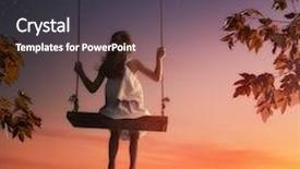  Presentation with shooting star - Audience pleasing PPT theme consisting of seeing a shooting star backdrop and a dark gray colored foreground