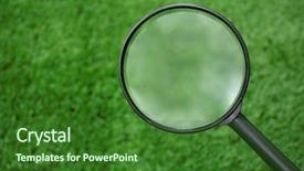  Presentation with christian easter jesus risen - PPT theme consisting of seek found - easter theme loupe searching background and a  colored foreground