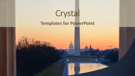  Presentation with lincoln - Amazing slides having washington monument and capitol backdrop and a lemonade colored foreground