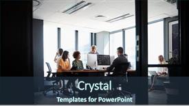  Presentation with team working together - Audience pleasing presentation consisting of seen from doorway low angle backdrop and a tawny brown colored foreground